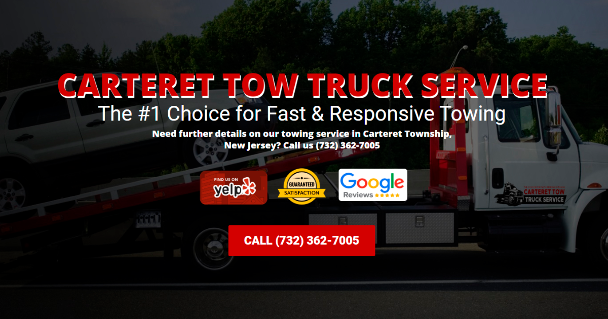 Carteret Tow Truck Service 24 Hour Towing Service (732) 3627005